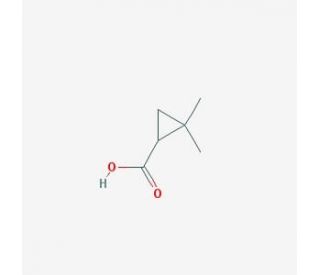 2,2-Dimethylcyclopropanecarboxylic acid (CAS 75885-59-5) - chemical structure image