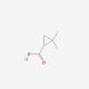 2,2-Dimethylcyclopropanecarboxylic acid (CAS 75885-59-5) - chemical structure image