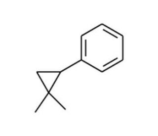 2,2-Dimethylcyclopropylbenzene (CAS 7653-94-3) - chemical structure image