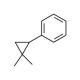 2,2-Dimethylcyclopropylbenzene (CAS 7653-94-3) - chemical structure image