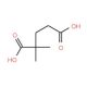 2,2-Dimethylglutaric acid (CAS 681-57-2) - chemical structure image