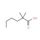 2,2-Dimethylhexanoic acid (CAS 813-72-9) - chemical structure image