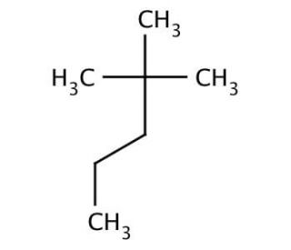 2,2-Dimethylpentane (CAS 590-35-2) - chemical structure image