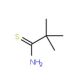 2,2-dimethylpropanethioamide (CAS 630-22-8) - chemical structure image
