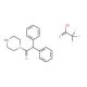 2,2-Diphenyl-1-piperazin-1-yl-ethanone trifluoroacetate - chemical structure image