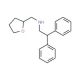 (2,2-Diphenyl-ethyl)-(tetrahydro-furan-2-ylmethyl)-amine - chemical structure image
