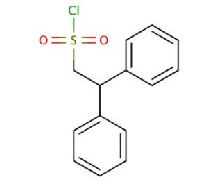 2,2-Diphenylethanesulfonyl chloride (CAS 71351-01-4) - chemical structure image