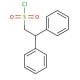 2,2-Diphenylethanesulfonyl chloride (CAS 71351-01-4) - chemical structure image