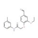 2-(2-Ethoxy-4-formyl-phenoxy)-N-m-tolyl-acetamide - chemical structure image