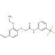 2-(2-ethoxy-4-formylphenoxy)-N-[3-(trifluoromethyl)phenyl]acetamide - chemical structure image