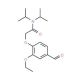 2-(2-ethoxy-4-formylphenoxy)-N,N-diisopropylacetamide - chemical structure image