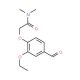 2-(2-ethoxy-4-formylphenoxy)-N,N-dimethylacetamide - chemical structure image