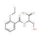 2-(2-Ethoxy-benzoylamino)-3-hydroxy-propionic acid - chemical structure image