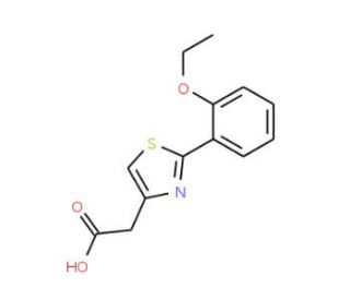 [2-(2-ethoxyphenyl)-1,3-thiazol-4-yl]acetic acid - chemical structure image