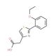 [2-(2-ethoxyphenyl)-1,3-thiazol-4-yl]acetic acid - chemical structure image