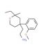 2-[2-Ethyl-4-(2-methoxy-phenyl)-2-methyl-tetrahydro-pyran-4-yl]-ethylamine - chemical structure image