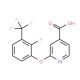 2-[2-fluoro-3-(trifluoromethyl)phenoxy]isonicotinic acid - chemical structure image