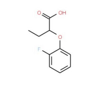 2-(2-Fluoro-phenoxy)-butyric acid - chemical structure image