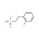 2-(2-Fluoro-phenyl)-ethanesulfonyl chloride - chemical structure image