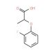 2-(2-fluorophenoxy)propanoic acid (CAS 17088-71-0) - chemical structure image