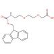 {2-[2-(Fmoc-amino)ethoxy]ethoxy}acetic acid (CAS 166108-71-0) - chemical structure image