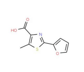 2-(2-furyl)-5-methyl-1,3-thiazole-4-carboxylic acid - chemical structure image