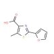 2-(2-furyl)-5-methyl-1,3-thiazole-4-carboxylic acid - chemical structure image