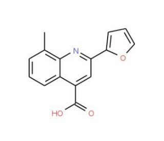 2-(2-furyl)-8-methylquinoline-4-carboxylic acid - chemical structure image