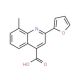 2-(2-furyl)-8-methylquinoline-4-carboxylic acid - chemical structure image