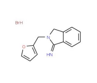 2-(2-furylmethyl)isoindolin-1-imine hydrobromide - chemical structure image
