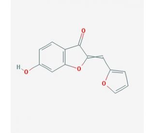2-(2-furylmethylene)-6-hydroxy-1-benzofuran-3(2H)-one - chemical structure image