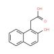 2-(2-Hydroxy-1-naphthyl)acetic acid (CAS 10441-45-9) - chemical structure image