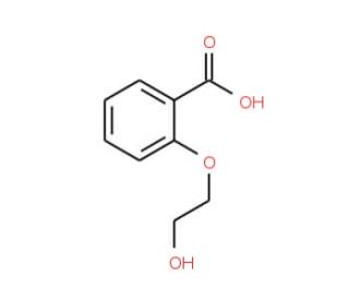 2-(2-hydroxyethoxy)benzoic acid (CAS 55211-84-2) - chemical structure image