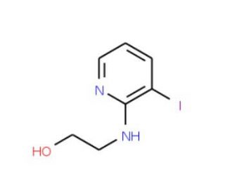2-(2-Hydroxyethylamino)-3-iodopyridine - chemical structure image