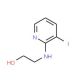 2-(2-Hydroxyethylamino)-3-iodopyridine - chemical structure image
