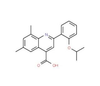 2-(2-Isopropoxyphenyl)-6,8-dimethylquinoline-4-carboxylic acid - chemical structure image