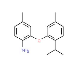 2-(2-Isopropyl-5-methylphenoxy)-4-methylaniline - chemical structure image