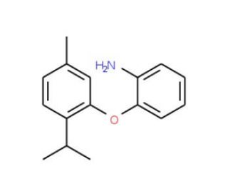 2-(2-Isopropyl-5-methylphenoxy)aniline - chemical structure image