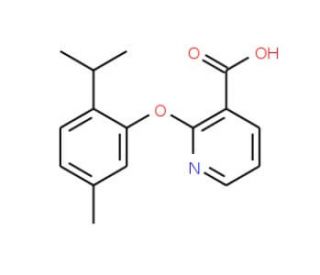 2-(2-isopropyl-5-methylphenoxy)nicotinic acid - chemical structure image