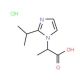 2-(2-Isopropyl-imidazol-1-yl)-propionic acid hydrochloride - chemical structure image