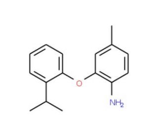 2-(2-Isopropylphenoxy)-4-methylaniline - chemical structure image