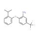 2-(2-Isopropylphenoxy)-5-(trifluoromethyl)aniline (CAS 946773-22-4) - chemical structure image