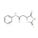 2-(2-Mercapto-4-oxo-4,5-dihydro-1,3-thiazol-5-yl)-N-phenylacetamide - chemical structure image