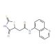 2-(2-Mercapto-4-oxo-4,5-dihydro-1,3-thiazol-5-yl)-N-quinolin-5-ylacetamide - chemical structure image
