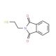 2-(2-Mercaptoethyl)isoindoline-1,3-dione (CAS 4490-75-9) - chemical structure image
