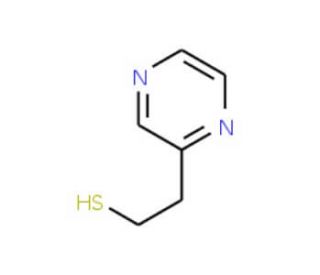 2-(2-Mercaptoethyl)pyrazine (CAS 35250-53-4) - chemical structure image