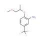 2-(2-Methoxy-1-methyl-ethoxy)-5-trifluoromethyl-phenylamine - chemical structure image