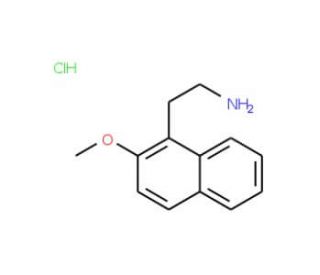 2-(2-Methoxy-1-naphthyl)-1-ethanamine hydrochloride - chemical structure image