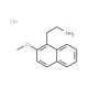2-(2-Methoxy-1-naphthyl)-1-ethanamine hydrochloride - chemical structure image