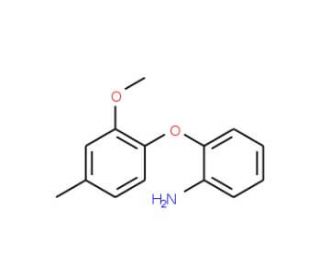 2-(2-Methoxy-4-methylphenoxy)phenylamine - chemical structure image